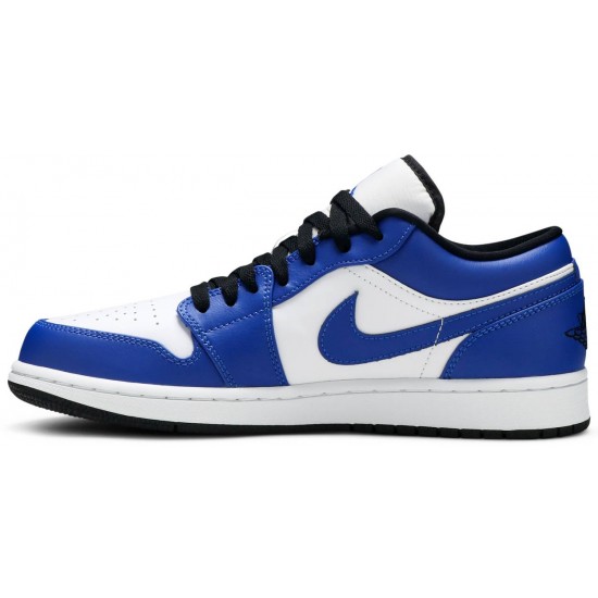 Jordan 1 Low 'Game Royal'
 Bianco/Game Royal/Nero AJ 1 Scarpe 553558 124