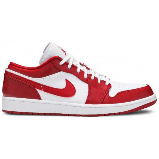 Jordan 1 Low 'Gym Red'
 Palestra Rosso/Bianco AJ 1 Scarpe 553558 611