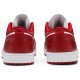 Jordan 1 Low 'Gym Red'
 Palestra Rosso/Bianco AJ 1 Scarpe 553558 611