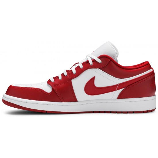 Jordan 1 Low 'Gym Red'
 Palestra Rosso/Bianco AJ 1 Scarpe 553558 611