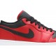 Jordan 1 Low 'Reverse Bred' Nero/Nero/Rosso Palestra AJ 1 Scarpe553558 606