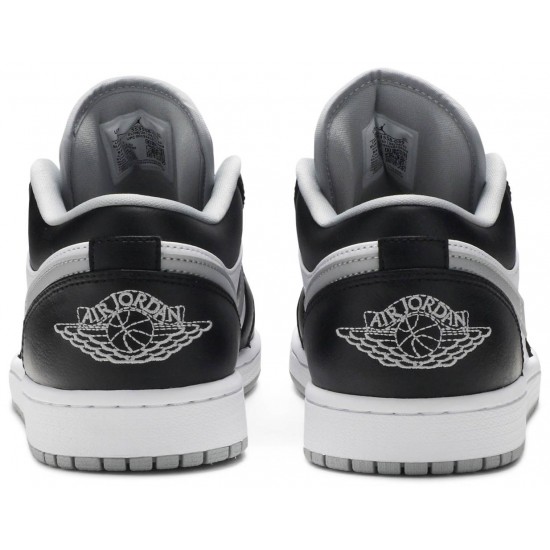 Jordan 1 Low 'Smoke Grey'
 Nero/Nero/Grigio Fumo Chiaro/Bianco AJ 1 Scarpe 553558 039