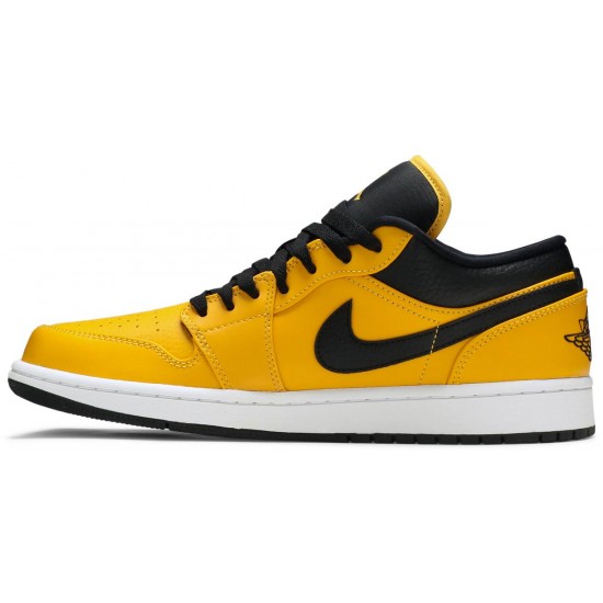 Jordan 1 Low 'University Gold Black'
 Università Oro/Nero/Bianco AJ 1 Scarpe 553558 700