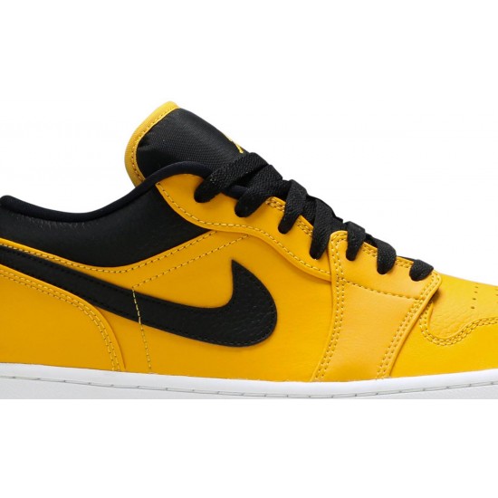 Jordan 1 Low 'University Gold Black'
 Università Oro/Nero/Bianco AJ 1 Scarpe 553558 700