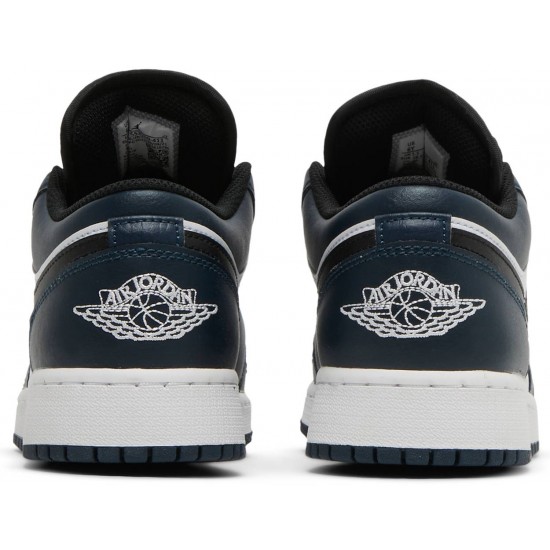 Jordan 1 Low GS 'Armory Navy'
 Armeria Navy/Nero/Bianco AJ 1 Scarpe 553560 411