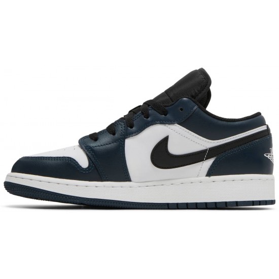 Jordan 1 Low GS 'Armory Navy'
 Armeria Navy/Nero/Bianco AJ 1 Scarpe 553560 411