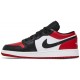 Jordan 1 Low GS 'Bred Toe' Palestra Rosso/Bianco/Nero AJ 1 Scarpe553560 612