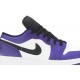 Jordan 1 Low GS 'Court Purple'
 Corte Viola/Nero/Bianco AJ 1 Scarpe 553560 500