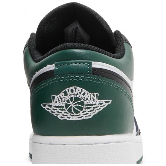 Jordan 1 Low GS 'Green Toe'
 Nobile verde/polline/bianco/nero AJ 1 Scarpe 553560 371