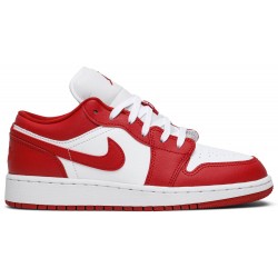 Jordan 1 Low GS 'Gym Red'
 Rosso Palestra/Rosso Palestra/Bianco AJ 1 Scarpe 553560 611