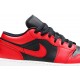 Jordan 1 Low GS 'Reverse Bred'
 Rosso Palestra/Nero/Rosso Palestra/Bianco AJ 1 Scarpe 553560 606