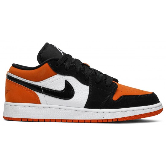 Jordan 1 Low GS 'Shattered Backboard'
 Bianco/Nero/Stella Marina AJ 1 Scarpe 553560 128