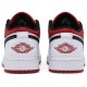 Jordan 1 Low GS 'White Gym Red'
 Bianco/rosso palestra/nero AJ 1 Scarpe 553560 118