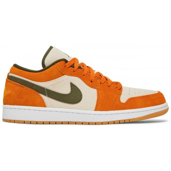 Jordan 1 Low SE 'Ceramic'
 Bianco/Oliva Medio/Curry Leggero AJ 1 Scarpe DH6931 102