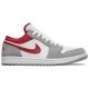 Jordan 1 Low SE 'Light Smoke Grey Gym Red' Grigio Fumé Chiaro/Bianco/Rosso Palestra AJ 1 ScarpeDC6991 016