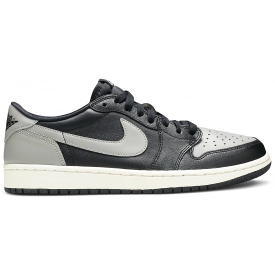 Jordan 1 Retro Low OG 'Shadow'
 Vela nera/grigia media AJ 1 Scarpe 705329 003