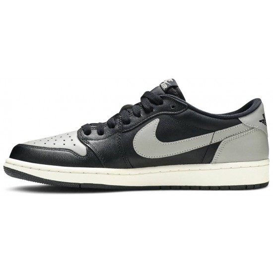 Jordan 1 Retro Low OG 'Shadow'
 Vela nera/grigia media AJ 1 Scarpe 705329 003