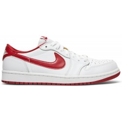 Jordan 1 Retro Low OG 'Varsity Red'
 BIANCO/VARSITY ROSSO-BIANCO AJ 1 Scarpe 705329 101