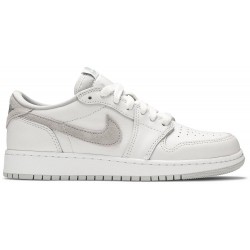 Jordan 1 Retro Low OG GS 'Neutral Grey' 2021
 Bianco/Grigio Neutro/Grigio Particellare AJ 1 Scarpe CZ0858 100