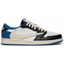 Fragment Design x Travis Scott x Jordan 1 Retro Low"   AJ 1 ScarpeDM7866 140