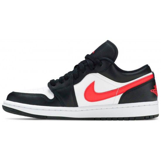 Donne Jordan 1 Low 'Siren Red'
 Nero/Rosso Sirena/Bianco AJ 1 Scarpe DC0774 004