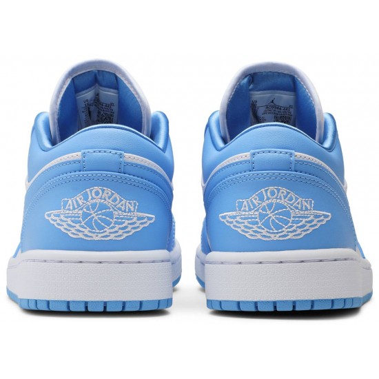 Donne Jordan 1 Low 'UNC'
 Università Blu/Bianco AJ 1 Scarpe AO9944 441