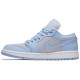 Donne Jordan 1 Low 'University Blue'
 Calcio grigio/alluminio/bianco AJ 1 Scarpe DC0774 050