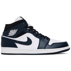 Jordan 1 Mid 'Armory Navy'
 Armeria Navy/Nero/Bianco AJ 1 Scarpe 554724 411