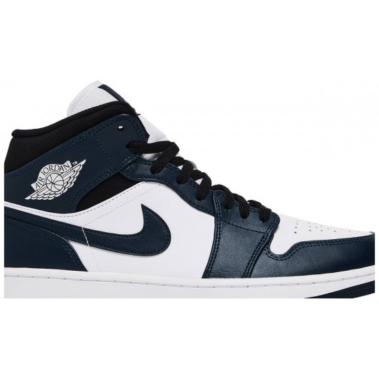 Jordan 1 Mid 'Armory Navy'
 Armeria Navy/Nero/Bianco AJ 1 Scarpe 554724 411