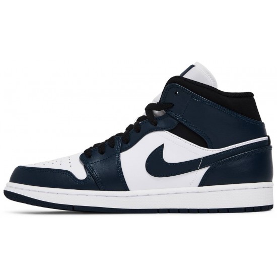 Jordan 1 Mid 'Armory Navy'
 Armeria Navy/Nero/Bianco AJ 1 Scarpe 554724 411