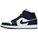 Jordan 1 Mid 'Armory Navy'
 Armeria Navy/Nero/Bianco AJ 1 Scarpe 554724 411