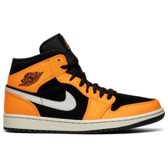 Jordan 1 Mid 'Black Cone'
 Osso nero/cono-chiaro AJ 1 Scarpe 554724 062