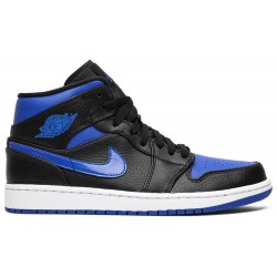 Jordan 1 Mid 'Black Hyper Royal'
 
Blu reale/Bianco/Nero AJ 1 Scarpe 554724 068