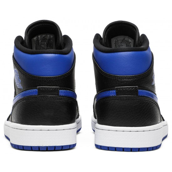 Jordan 1 Mid 'Black Hyper Royal'
 
Blu reale/Bianco/Nero AJ 1 Scarpe 554724 068