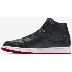 Jordan 1 Mid 'Black Red'
 Nero/Bianco/Rosso palestra/Nero AJ 1 Scarpe 554724 028