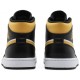 Jordan 1 Mid 'Black University Gold'
 Bianco/polline/nero AJ 1 Scarpe 554724 177