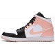 Jordan 1 Mid 'Crimson Tint' Colore bianco/nero/cremisi AJ 1 Scarpe554724 133