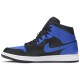 Jordan 1 Mid 'Hyper Royal' Nero/Hyper Royal/Bianco AJ 1 Scarpe554724 077