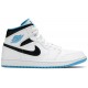 Jordan 1 Mid 'Laser Blue'
 Bianco/Blu Laser/Nero AJ 1 Scarpe 554724 141