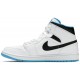 Jordan 1 Mid 'Laser Blue'
 Bianco/Blu Laser/Nero AJ 1 Scarpe 554724 141