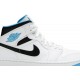 Jordan 1 Mid 'Laser Blue'
 Bianco/Blu Laser/Nero AJ 1 Scarpe 554724 141