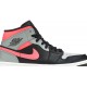 Jordan 1 Mid 'Pink Shadow'
 Nero/Pugno caldo/Bianco AJ 1 Scarpe 554724 059