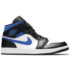 Jordan 1 Mid 'Racer Blue' Bianco/Nero/Blu Race AJ 1 Scarpe554724 140