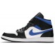 Jordan 1 Mid 'Racer Blue' Bianco/Nero/Blu Race AJ 1 Scarpe554724 140