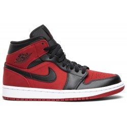 Jordan 1 Mid 'Reverse Banned'
 Palestra Rosso/Nero-Bianco AJ 1 Scarpe 554724 610