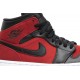 Jordan 1 Mid 'Reverse Banned'
 Palestra Rosso/Nero-Bianco AJ 1 Scarpe 554724 610