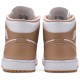 Jordan 1 Mid 'Tan Gum' Abbronzatura/Bianco/Gomma AJ 1 Scarpe554724 271