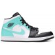 Jordan 1 Mid 'Tropical Twist'
 Torsione bianca/nera/tropicale AJ 1 Scarpe 554724 132