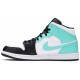 Jordan 1 Mid 'Tropical Twist'
 Torsione bianca/nera/tropicale AJ 1 Scarpe 554724 132