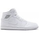 Jordan 1 Mid 'White Wolf Grey'
 Bianco/Bianco-Grigio Lupo AJ 1 Scarpe 554724 112